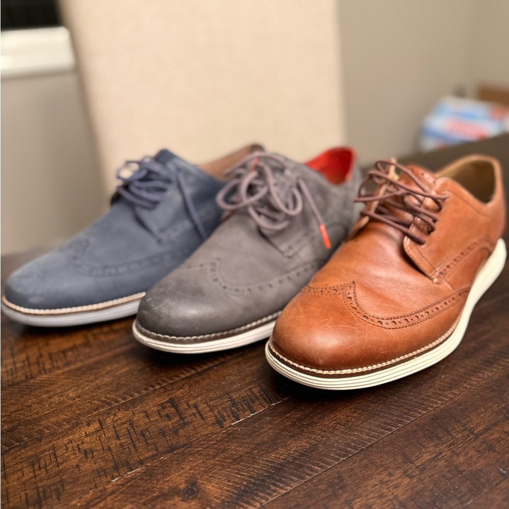 Cole Haan Wingtip Oxfords - Lot of 3